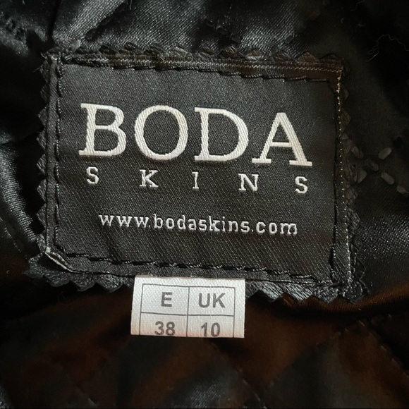 Women's Black Leather Jacket - Picture 8 of 8